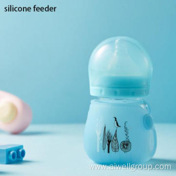 Milk Infant Toddler Natural Sucking Silicone Feeder